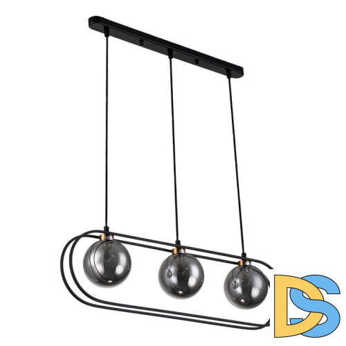Подвесная люстра Indigo Spazio 11017/3P Black V000162