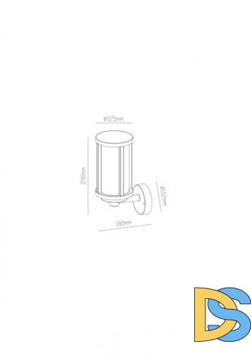 Настенный светильник ARTE Lamp A1036AL-1BK