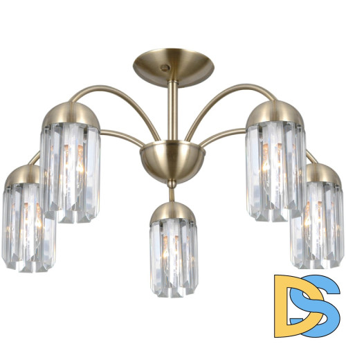 Люстра на штанге Illumico IL0599-5CSQ-24 AB LYRA