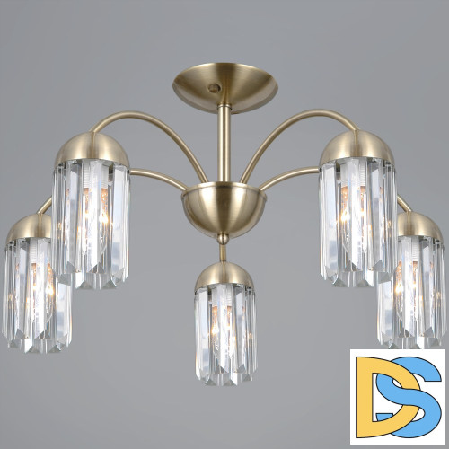 Люстра на штанге Illumico IL0599-5CSQ-24 AB LYRA