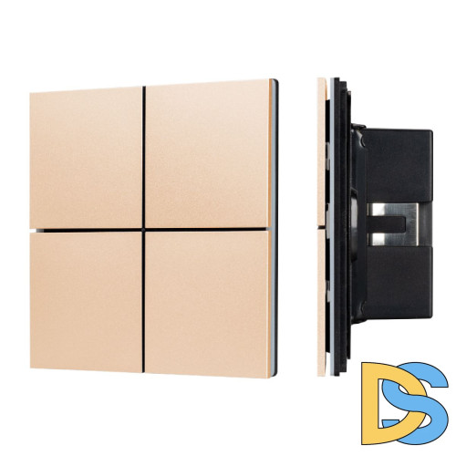 Кнопочная панель Arlight KNX-304-23-IN Champagne BUS, Frameless 039665