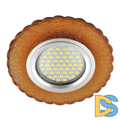 Встраиваемый светильник Fametto Luciole DLS-L140 Gu5.3 Glassy/Gold