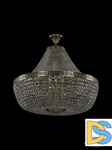 Люстра на штанге Bohemia Ivele Crystal 19111/H1/80IV GB
