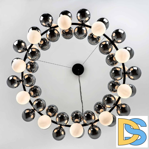 Подвесная люстра Modestyle MS.8055.20 BK