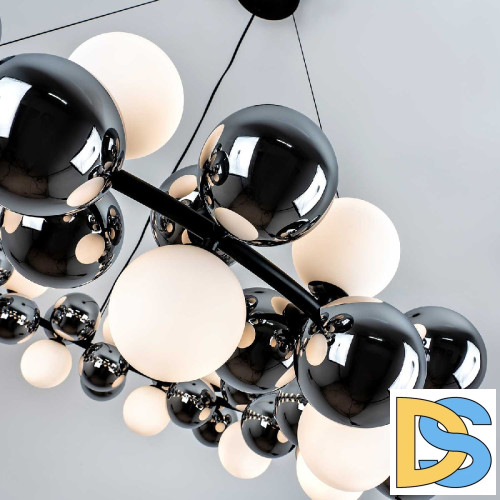 Подвесная люстра Modestyle MS.8055.20 BK