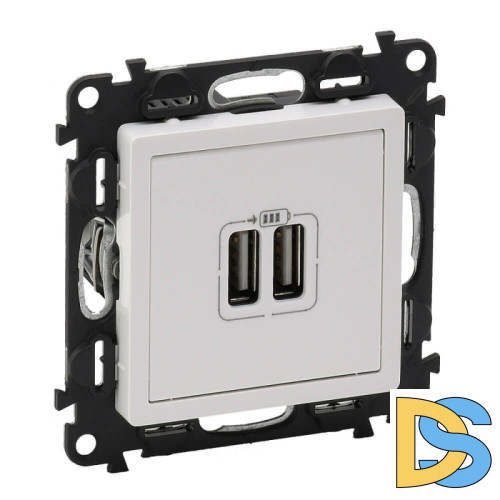Розетка USB двойная Legrand Valena Life 240V/5V 1500mA белая 753412