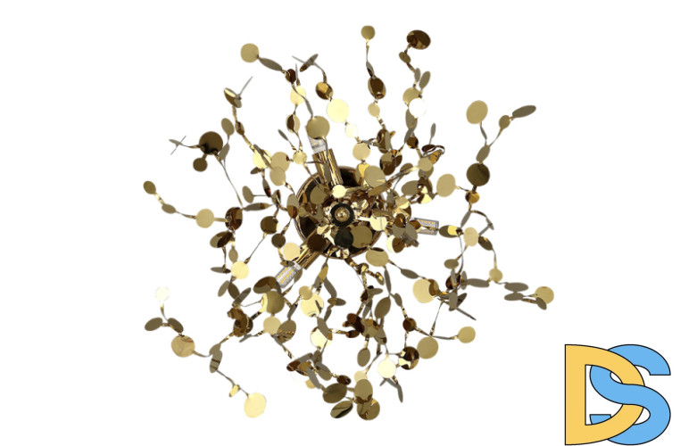 Настенный светильник Crystal Lux GARDEN AP-PL3 D400 GOLD