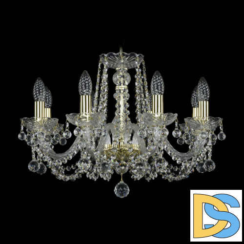 Подвесная люстра Bohemia Ivele Crystal 1402/8/195 G Balls