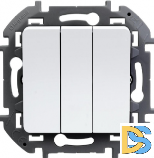 Выключатель Legrand Inspiria 3-кл белый, 673640