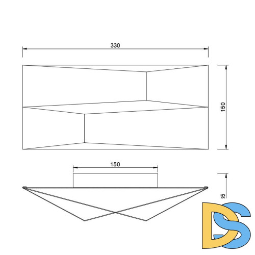 Настенный светильник Mantra Fuji 8158