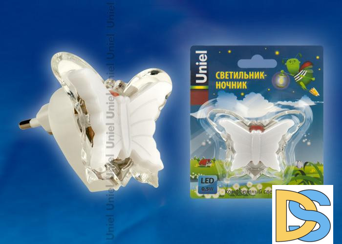 Настенный светодиодный светильник (10314) Uniel DTL-301-Месяц со звездочкой/RGB/4LED/0,5W