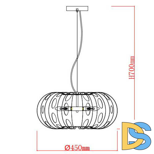 Подвесной светильник Rivoli Mitzi 4079-203 Б0047918