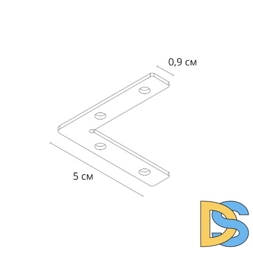 Коннектор угловой для шинопровода Arte Lamp Linea-accessories A484405L