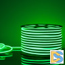 Светодиодный гибкий неон Elektrostandard 220V 9,6W 120Led 2835 IP67, односторонний зеленый, 50 м 4690389136504