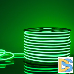 Светодиодный гибкий неон Elektrostandard 220V 9,6W 120Led 2835 IP67, односторонний зеленый, 50 м 4690389136504
