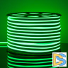 Светодиодный гибкий неон Elektrostandard 220V 9,6W 120Led 2835 IP67, односторонний зеленый, 50 м 4690389136504