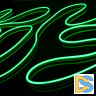 Светодиодный гибкий неон Elektrostandard 220V 9,6W 120Led 2835 IP67, односторонний зеленый, 50 м 4690389136504