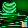 Светодиодный гибкий неон Elektrostandard 220V 9,6W 120Led 2835 IP67, односторонний зеленый, 50 м 4690389136504