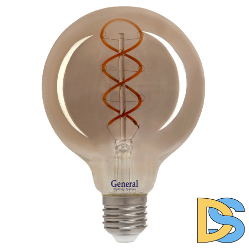 Филаментная светодиодная лампа General GLDEN-G95DSS-6-230-E27-1800 684900