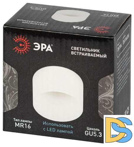 Встраиваемый светильник Эра DK106 BK Б0058428