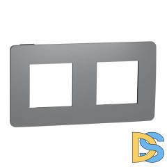 Рамка 2-постовая Schneider Electric Unica New NU280422