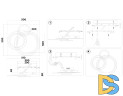 Потолочная люстра Ambrella Light Acrylica Disk FA8515
