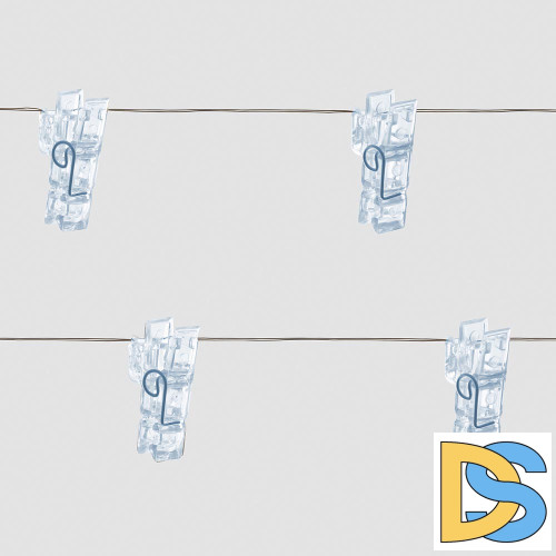 Светодиодная гирлянда Feron Прищепки USB белый без мерцания CL574 41653