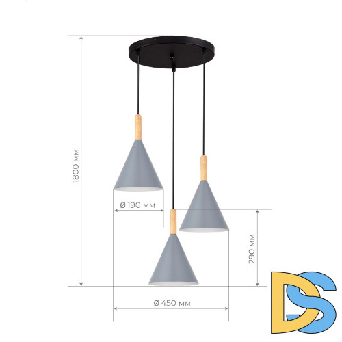 Подвесной светильник Evoluce Arket SLE1255-433-03