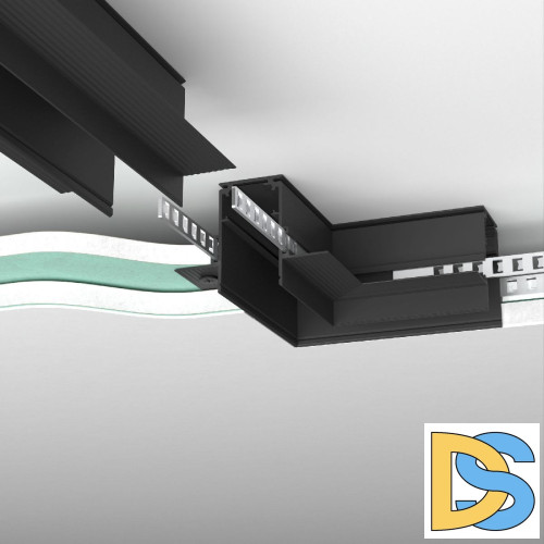 Коннектор угловой для встраиваемого шинопровода Elektrostandard Slim Magnetic 4690389206658 85212/00 a067500