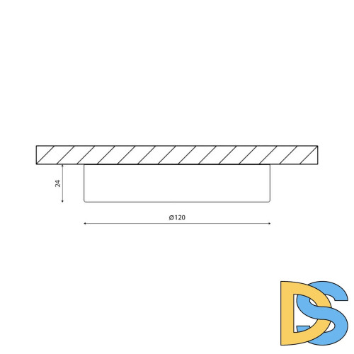 Накладной светильник DesignLed KH-R120-9-WW 007788