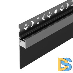 Алюминиевый профиль Arlight ARH-PLINTUS-50-FANTOM-3000 BLACK 052699