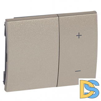 Лицевая панель для нажимного светорегулятора Legrand Galea Life - титан