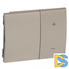 Лицевая панель для нажимного светорегулятора Legrand Galea Life - титан