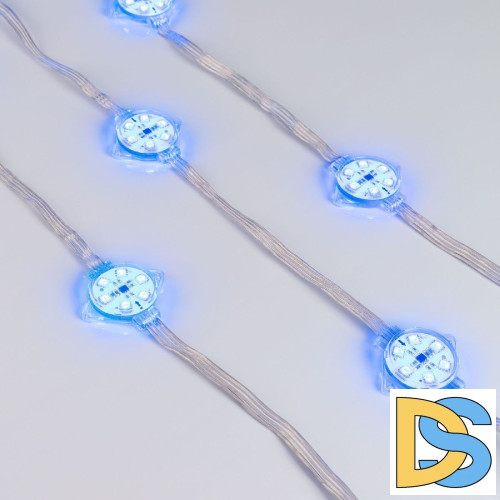 Модуль управляемый Arlight VISOR-SPI-5060-6-24V RGB 120deg (D40x12mm, 1.5W, IP68) 029379