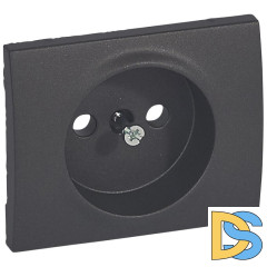 Лицевая панель Legrand Galea Life розетки 2К темная бронза 771226