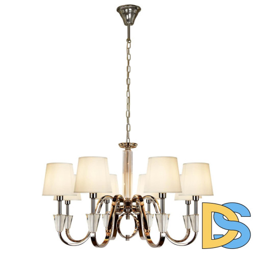 Подвесная люстра iLamp Alesti P2424-8 Nickel