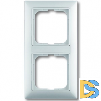 Рамка ABB Basic 55 2-постовая - белая