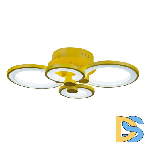 Потолочная светодиодная люстра iLedex Ring A001/4 Yellow