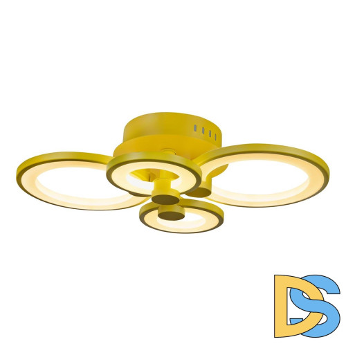 Потолочная светодиодная люстра iLedex Ring A001/4 Yellow