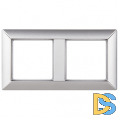 Рамка Jung ECO Profi 2 поста Алюминий