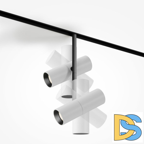 Трековый магнитный светильник Maytoni Elti Duo TR005-4-2X12W-DS-BW