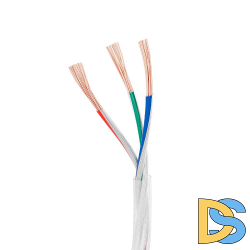 Провод питания Arlight ARL-20AWG-CLEAR-3Wire-CU-Double (3x0.75mm) 040591