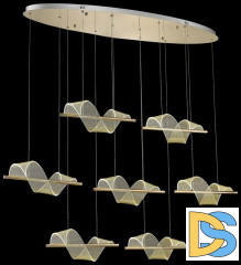 Подвесная светодиодная люстра Wertmark Hilda WE452.07.323