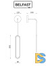 Бра Belfast Nevis 86226C-1W BR