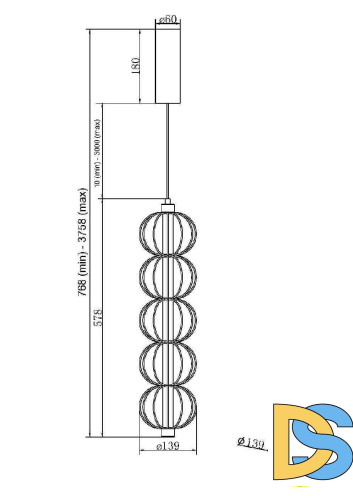 Подвесной светильник Maytoni Golden Cage MOD216PL-L10G3K