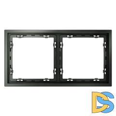 Рамка пластиковая VOLTUM S70 на 2 поста, (титан)