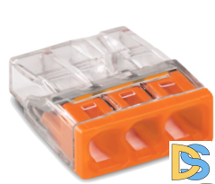 Клемма монтажная WAGO 3х0,5-2,5 (WAGO 2273-203)