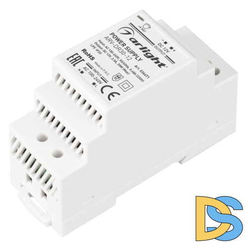 Блок питания Arlight ARV-DR30-12 (12V, 2.5A, 30W) 034671