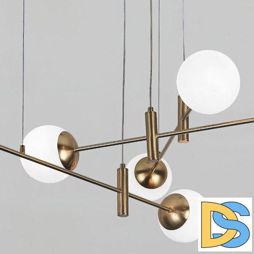 Подвесная люстра Eurosvet Planet 70146/6 латунь a062028