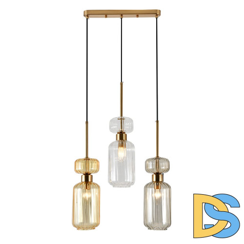 Подвесной светильник Escada Gloss 1141/3S BG/CL/AM